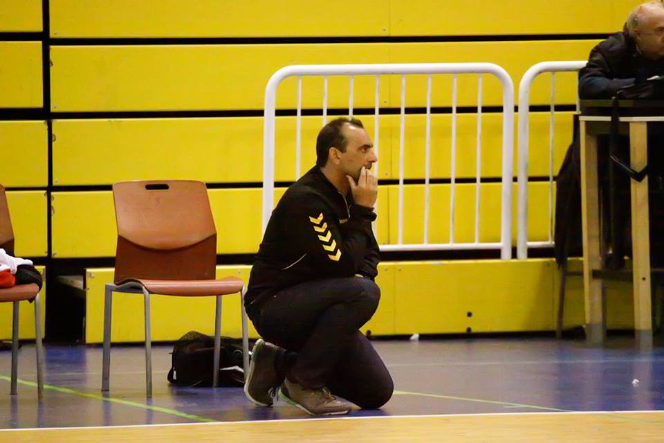 Chechu entrenador del primer equiopo BM ALcobendas